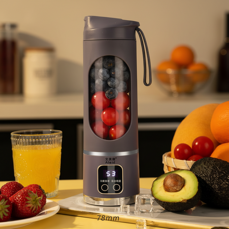 Portable Smoothie Blender Bottle