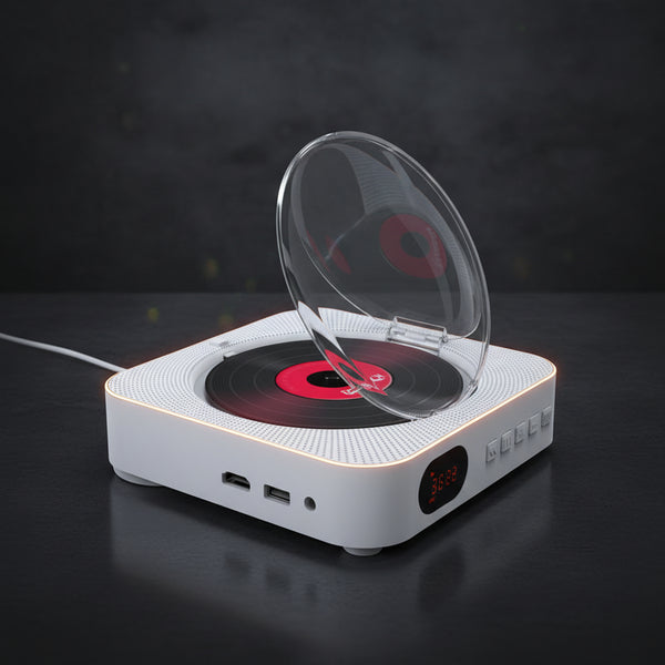 HD Bluetooth DVD CD Player with Portable Speaker
