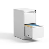 2 Drawer Metal Vertical File Cabinet With Lock Office Home Steel Vertical File Cabinet For A4 Legal
