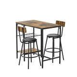 2-piece Set Of Bar Tables And Chairs